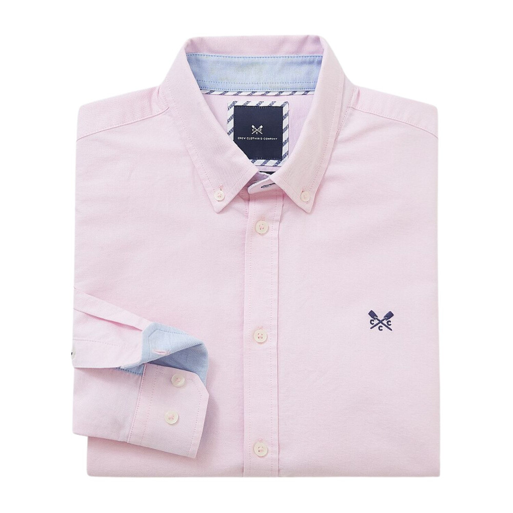 Mens Slim Fit Oxford Shirt Classic Pink