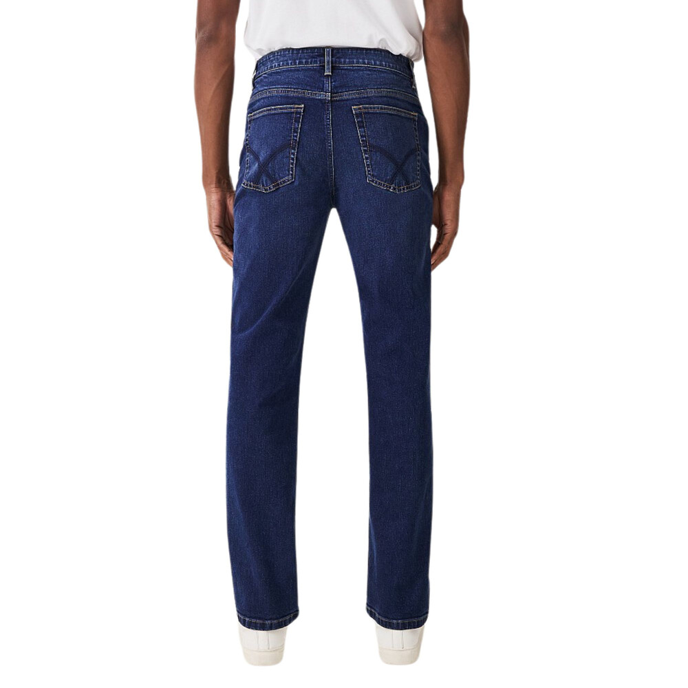 Parker Straight Leg Jeans Mid Wash