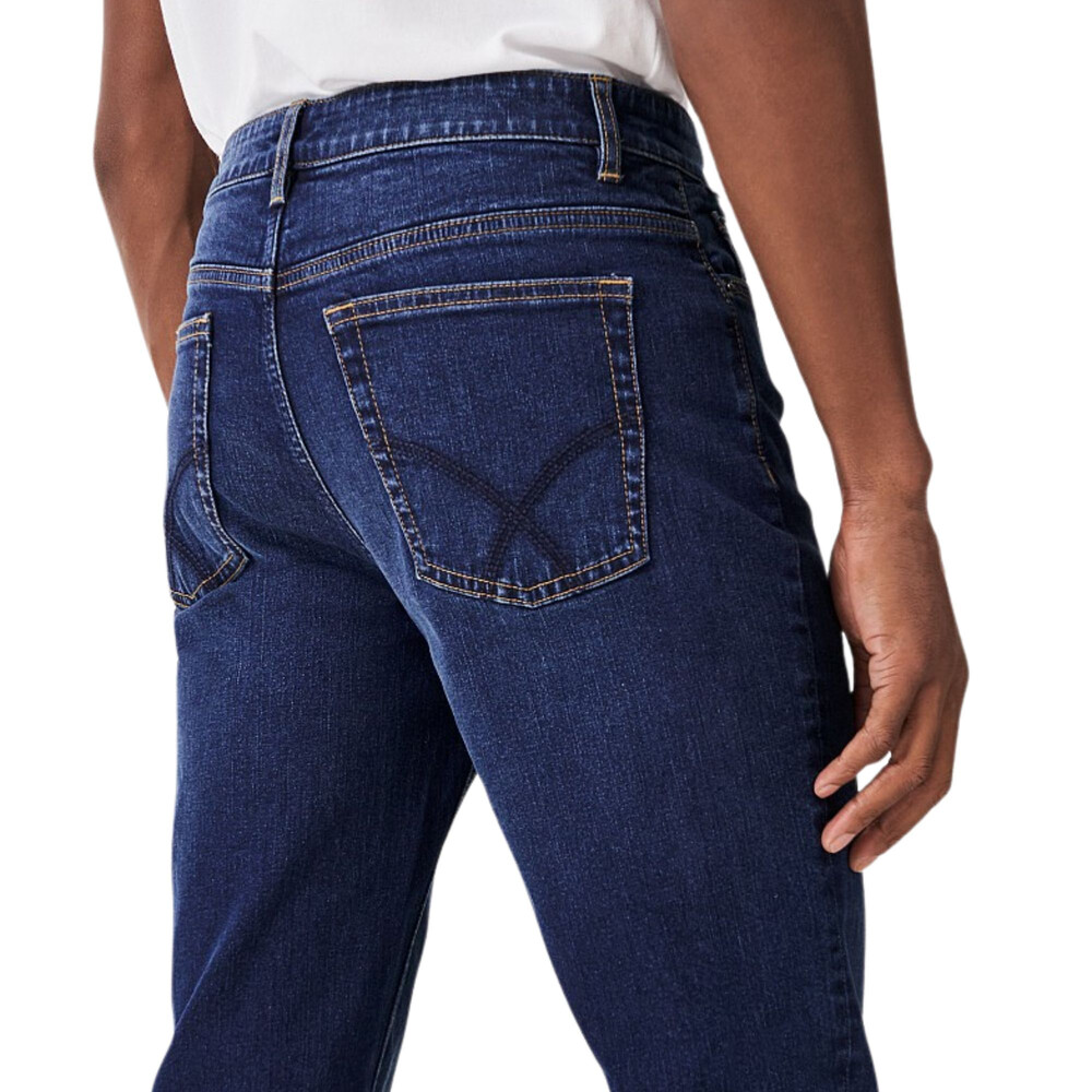 Parker Straight Leg Jeans Mid Wash