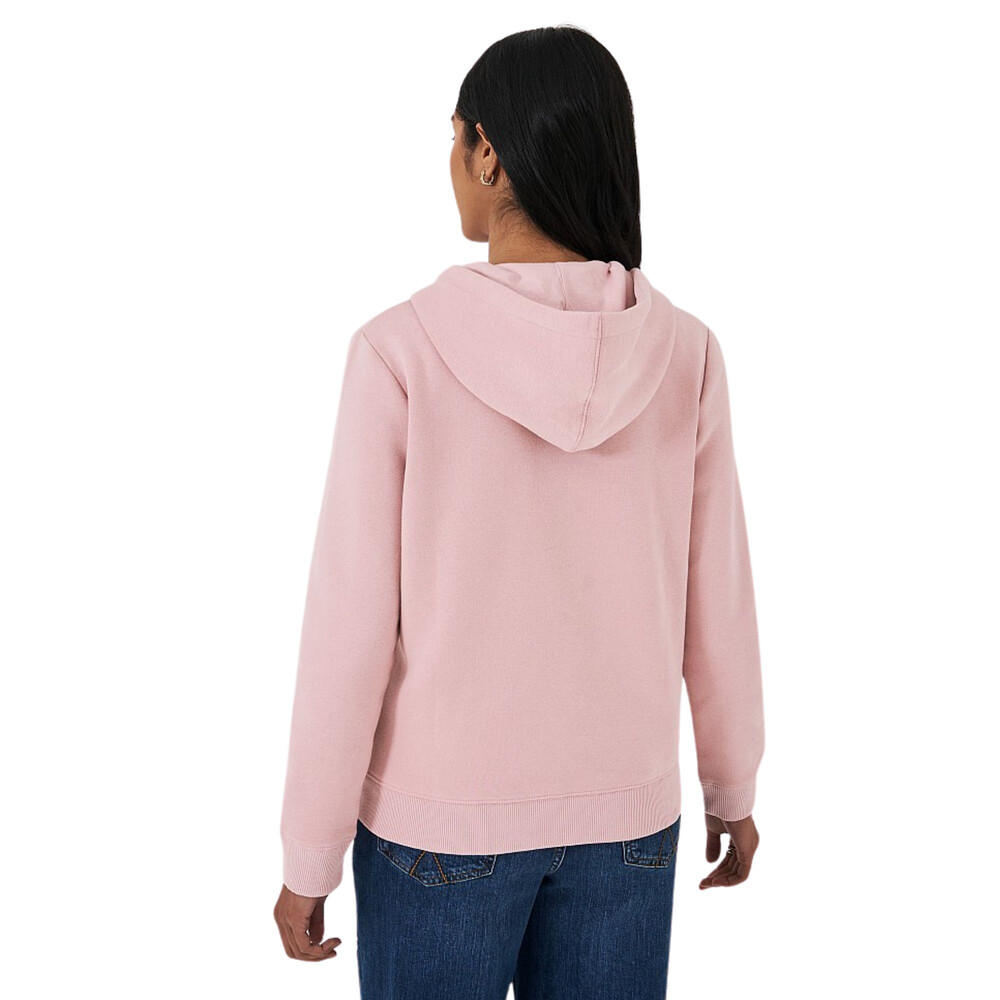 Womens Heritage Zip Through Hoodie Pale Pink