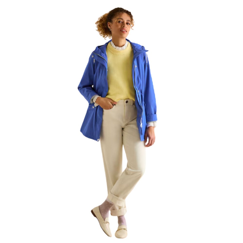 Womens Portwell Waterproof Raincoat Blue