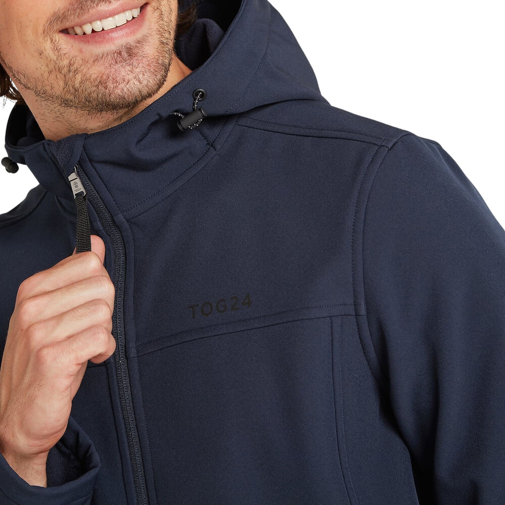 Feizor Mens Softshell Hooded Jacket Navy