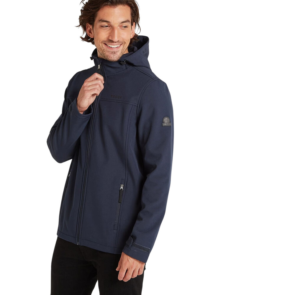 Feizor Mens Softshell Hooded Jacket Navy