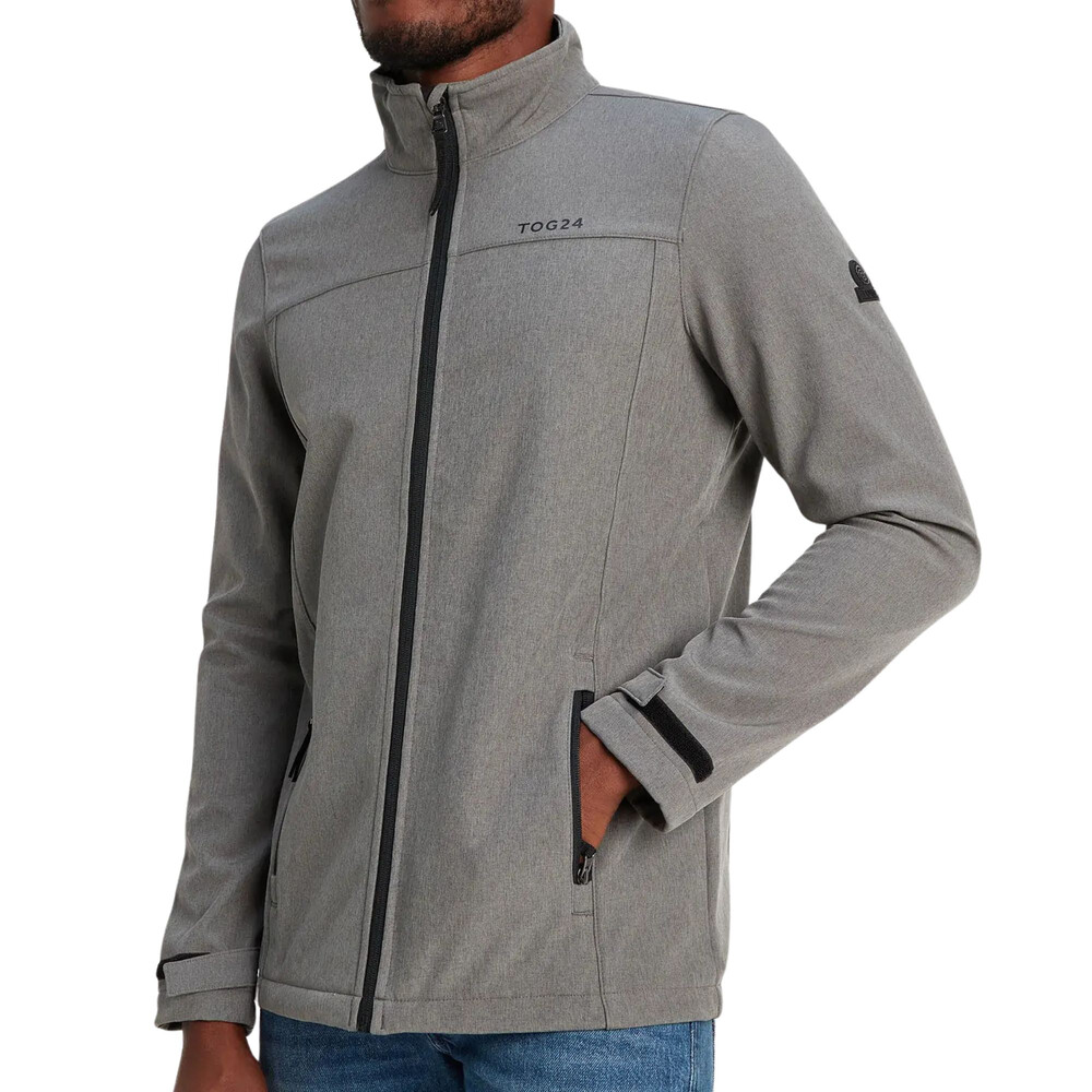 Feizor Mens Softshell Jacket Dark Grey Marl