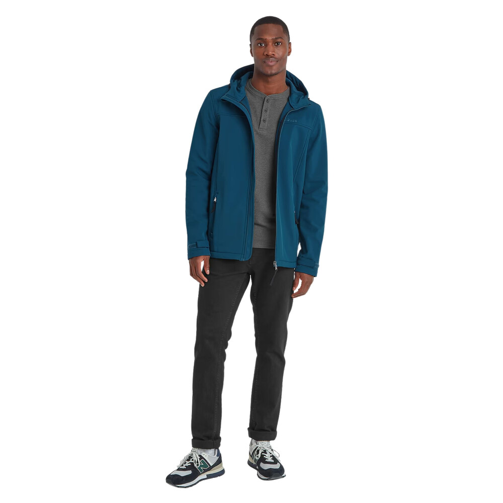 Feizor Mens Softshell Hooded Jacket Marine Blue