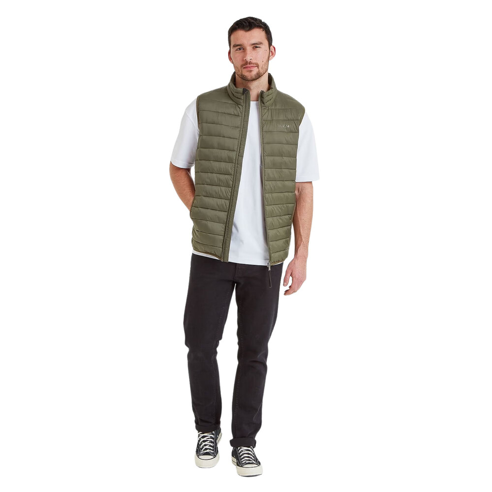 Gibson Mens Polyester Entry Gilet Khaki