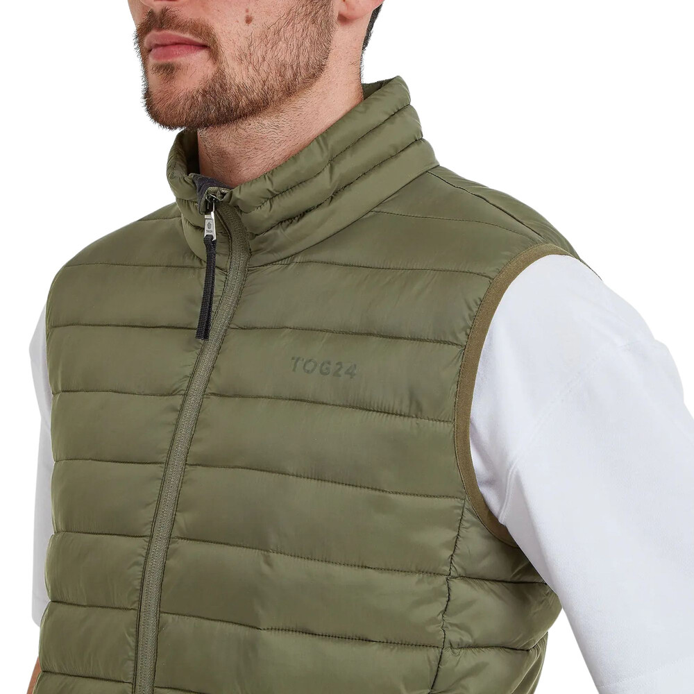 Gibson Mens Polyester Entry Gilet Khaki