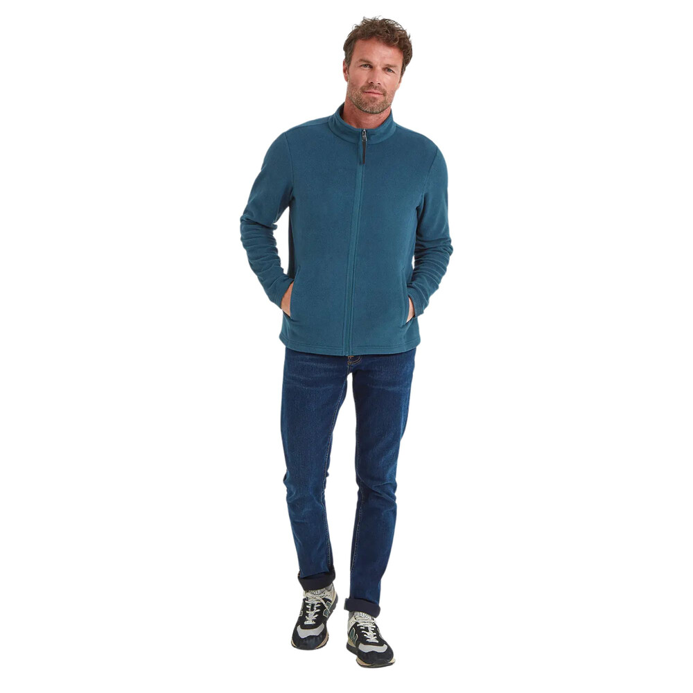 Revive Mens Fleece Jacket Petrol Green