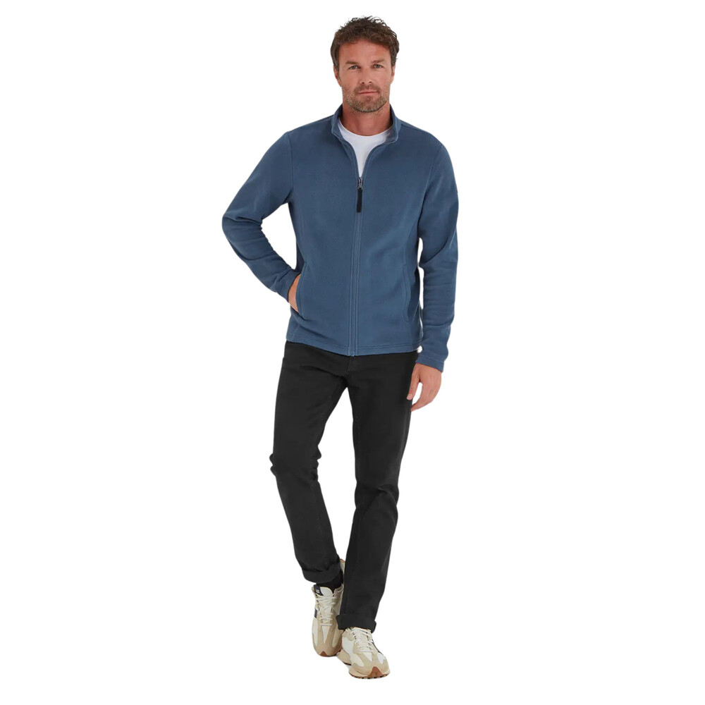 Revive Mens Fleece Jacket Blue Stone