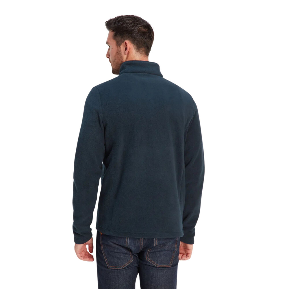 Revive Mens Fleece Quarter Zip Dark Indigo