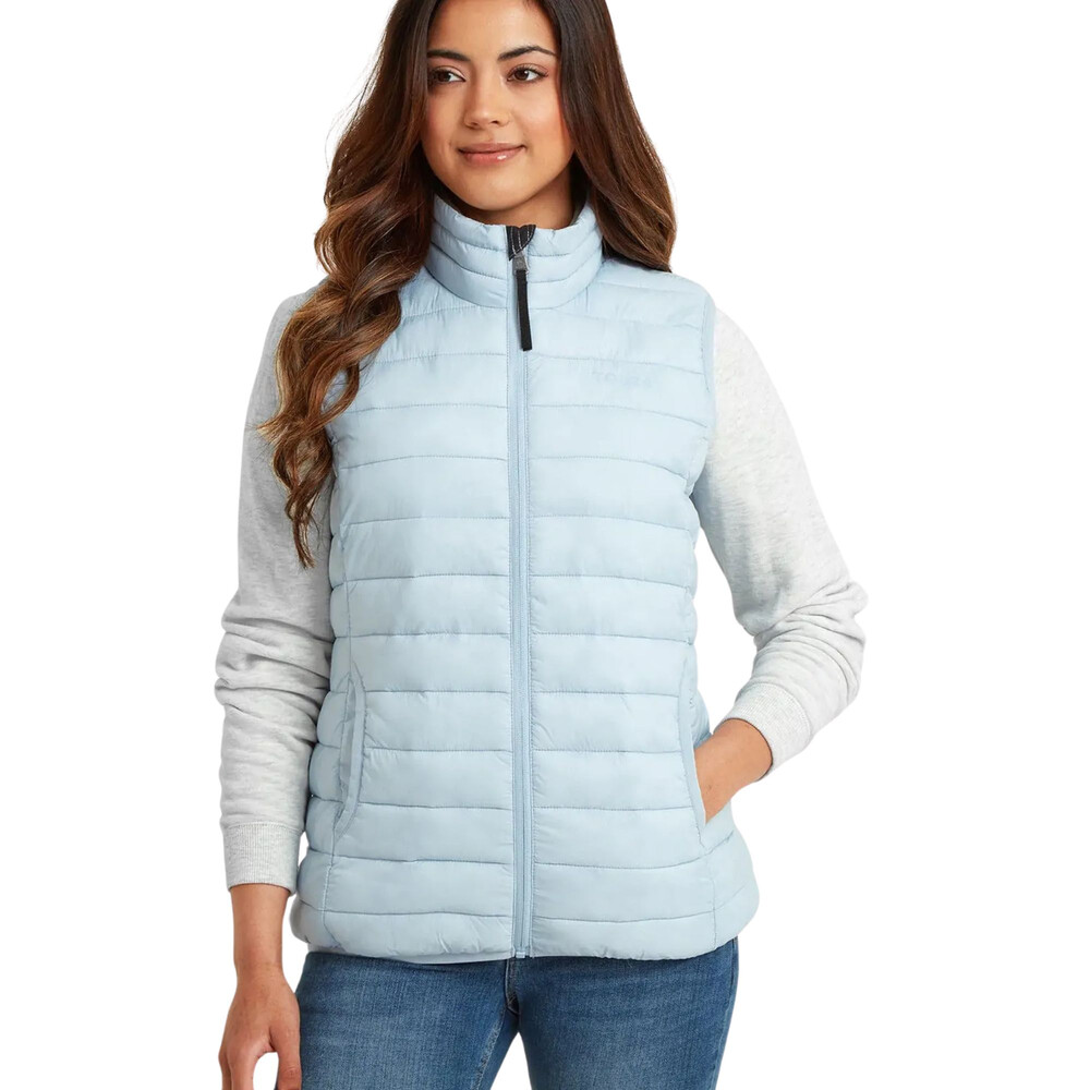 Gibson Womens Polyester Entry Gilet Ice Blue