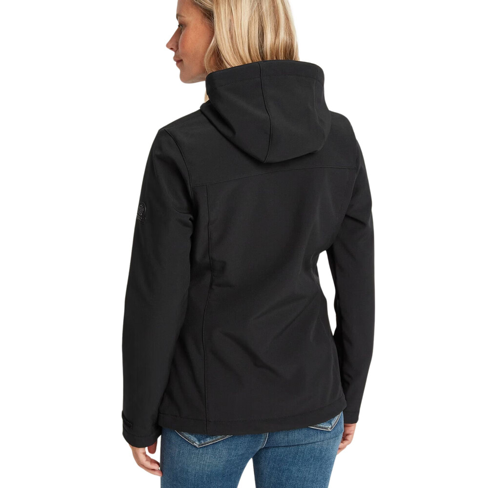 Keld Womens Softshell Hooded Jacket Black