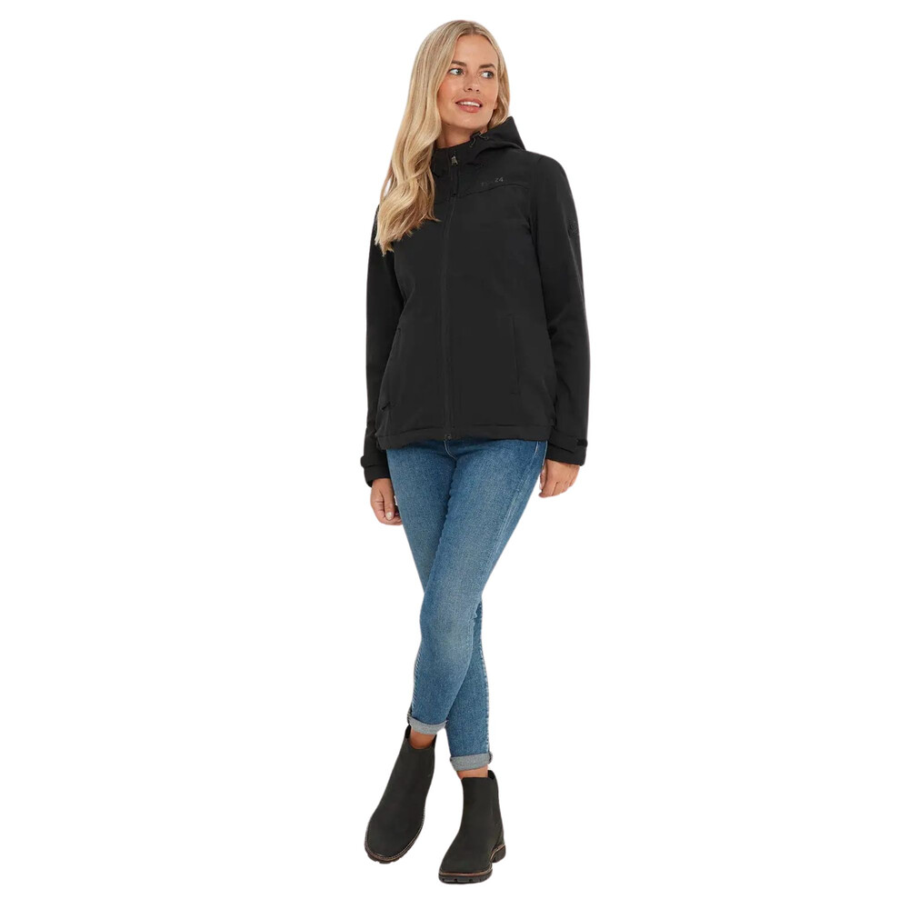 Keld Womens Softshell Hooded Jacket Black