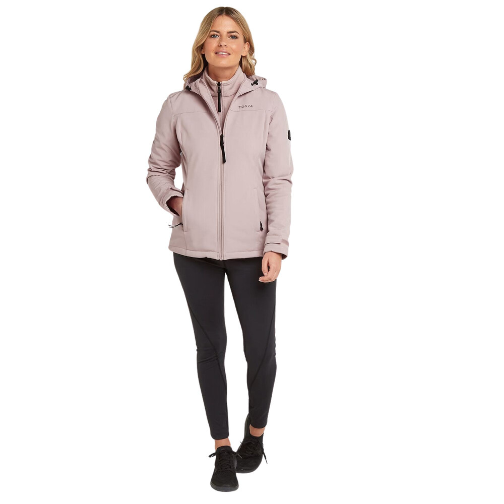 Keld Womens Softshell Hooded Jacket Dusty Pink