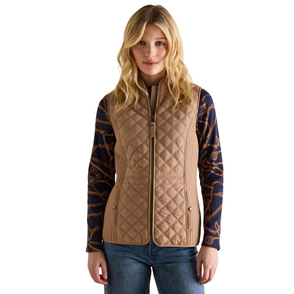 Womens Minx Gilet Brown