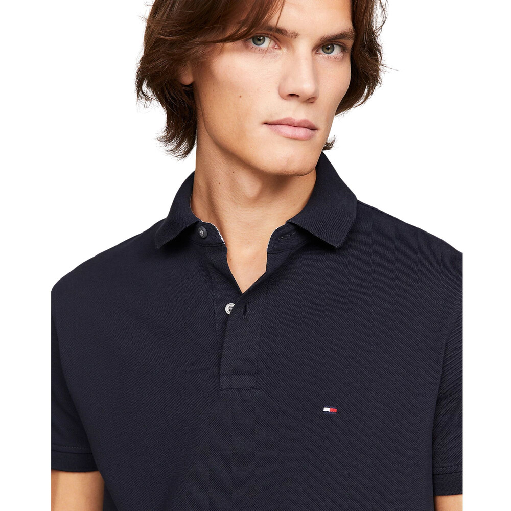 1985 Collection Textured Pique Polo Shirt Desert Sky