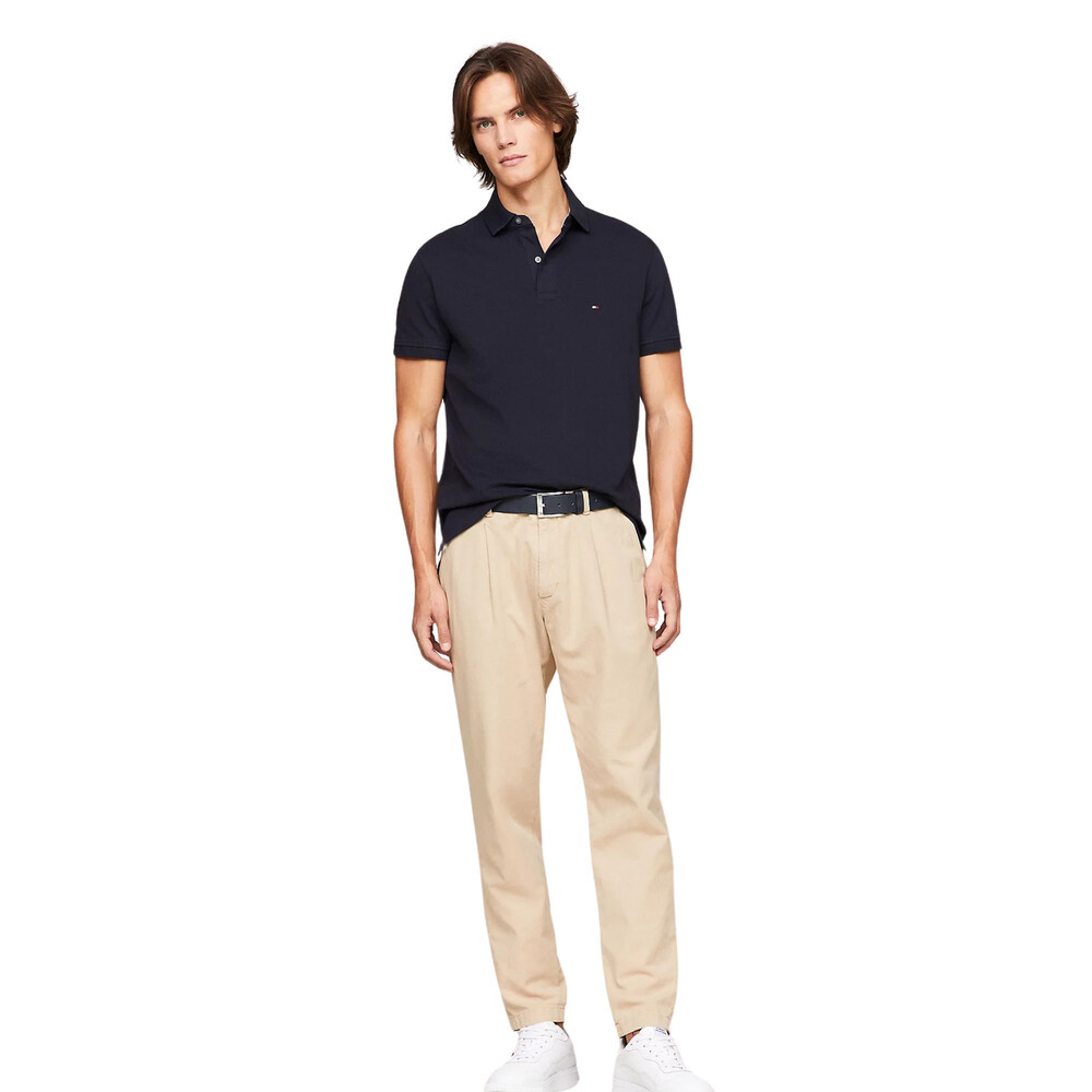 1985 Collection Textured Pique Polo Shirt Desert Sky