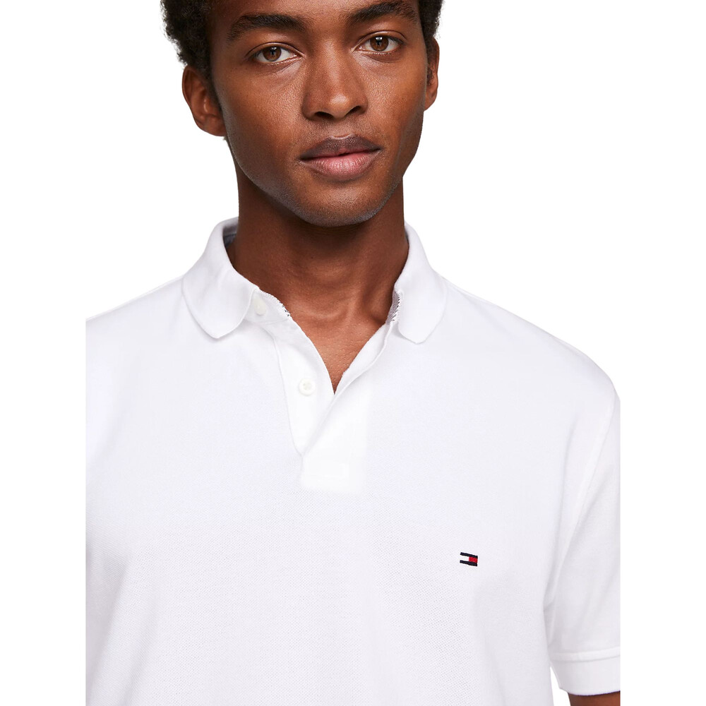 1985 Collection Textured Pique Polo Shirt White
