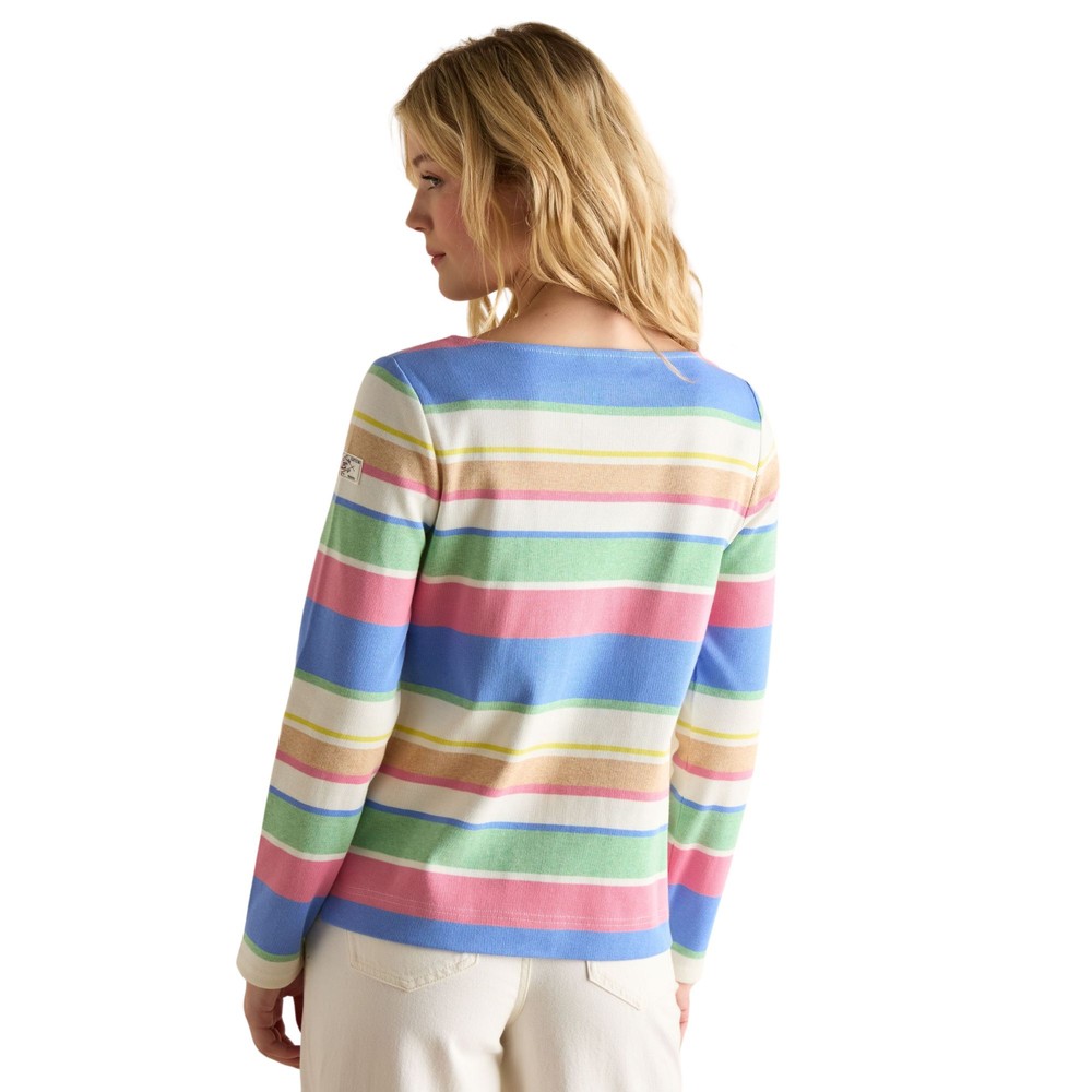 Womens Harbour Long Sleeve Top Multi Stripe