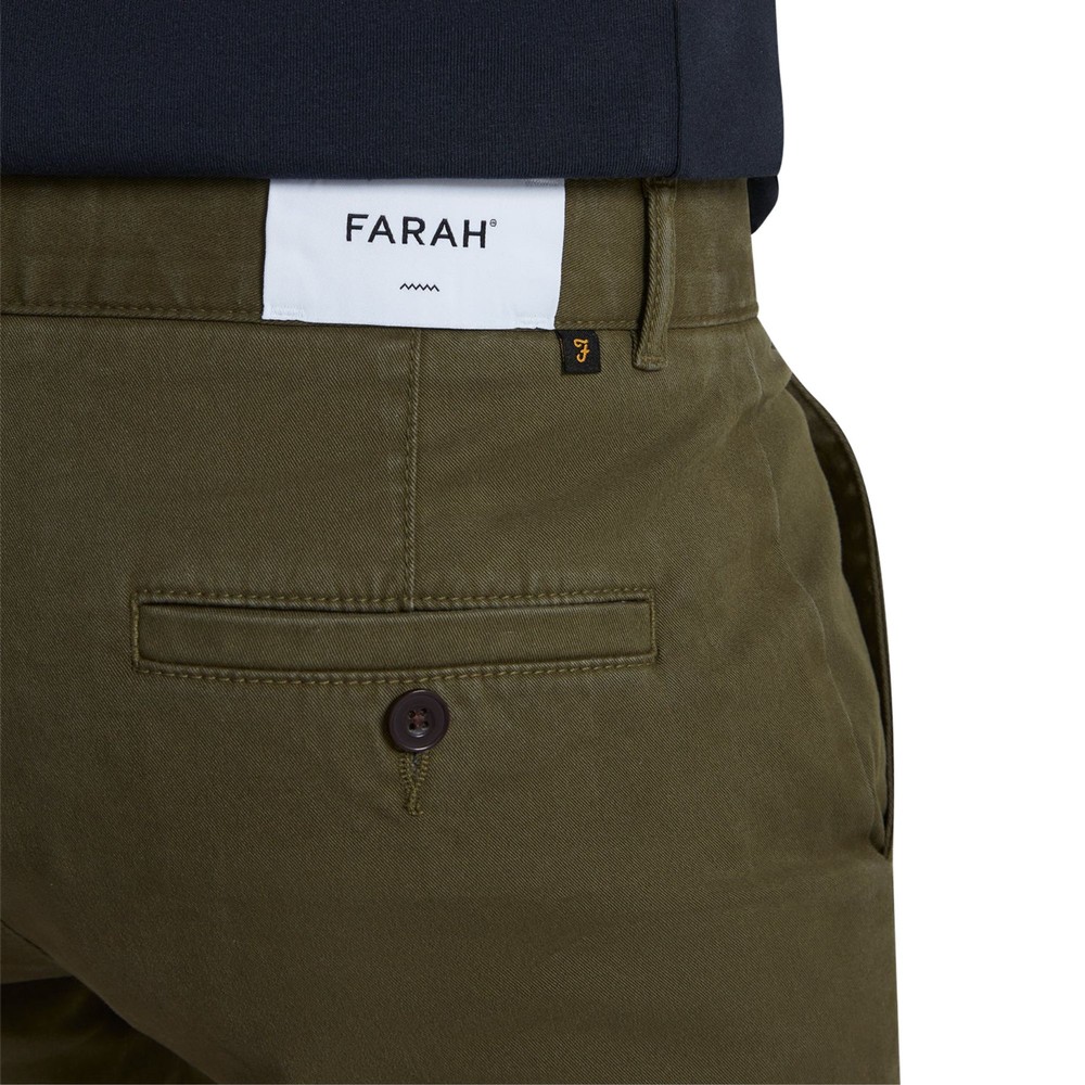 Elm Slim Fit Chinos Olive Green