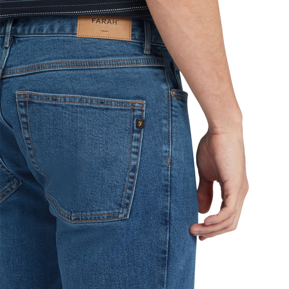 Elm Slim Fit Jeans Worn Indigo