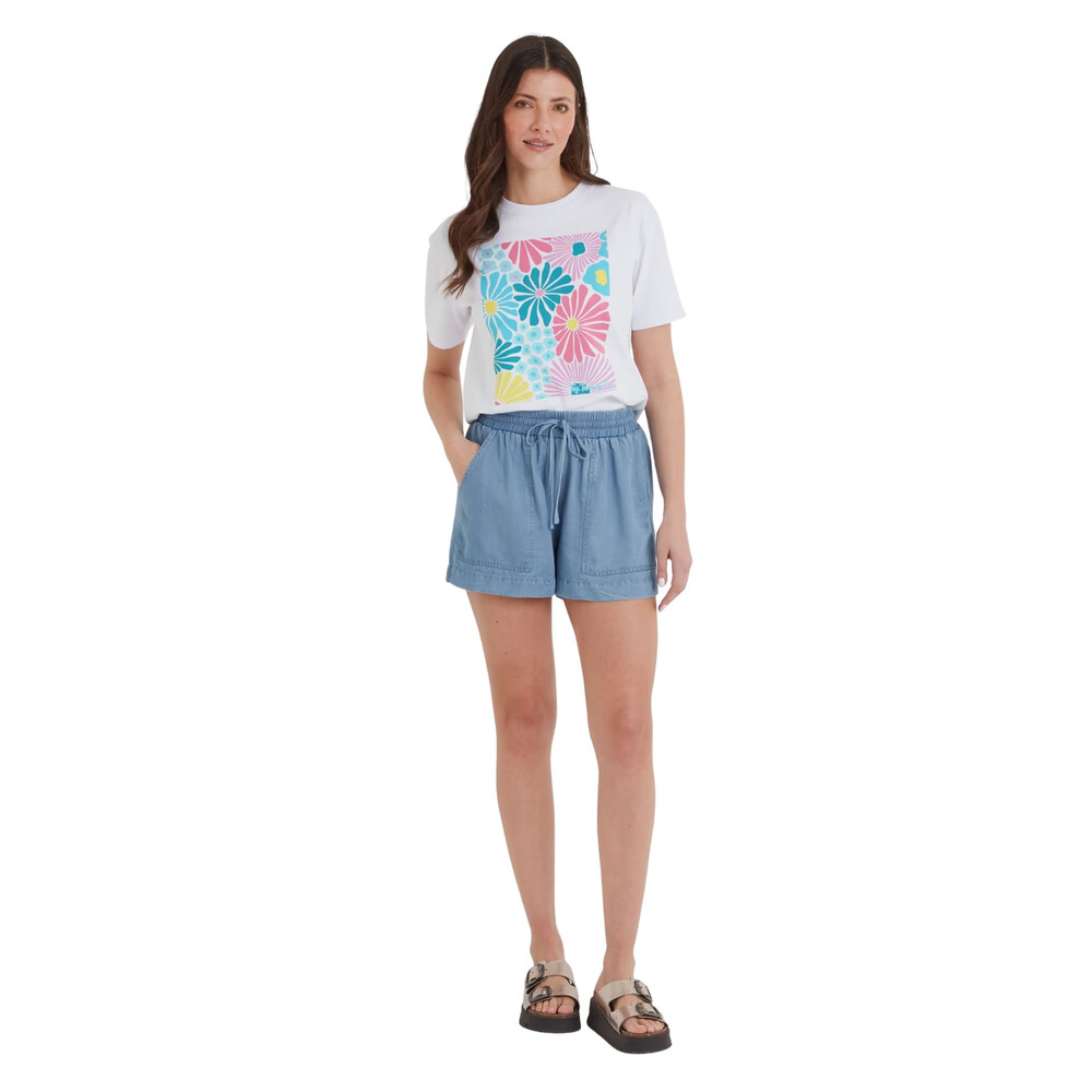 Trissy Womens T-Shirt Optic White