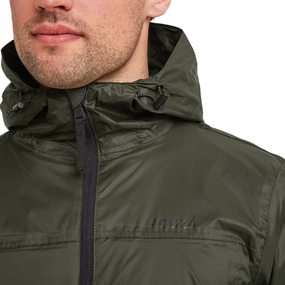 Craven Mens Waterproof Jacket Dark Khaki