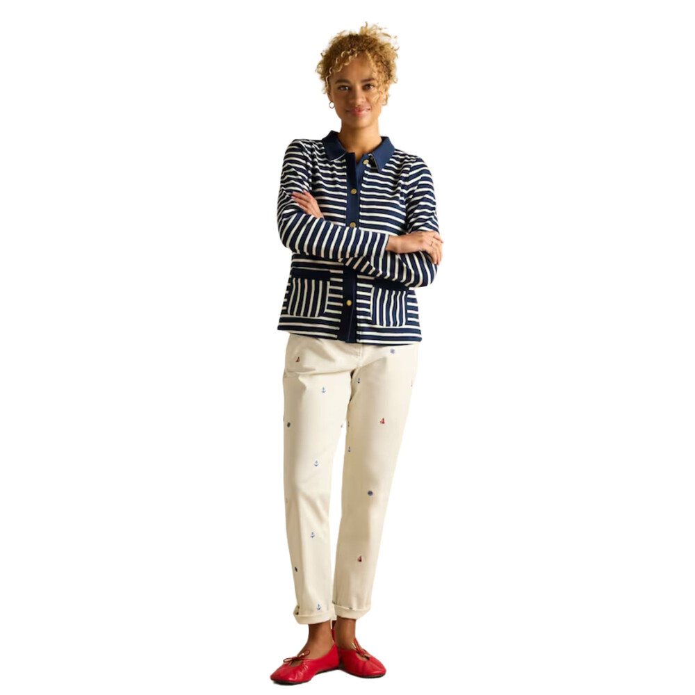 Harbour Jersey Cardigan Navy