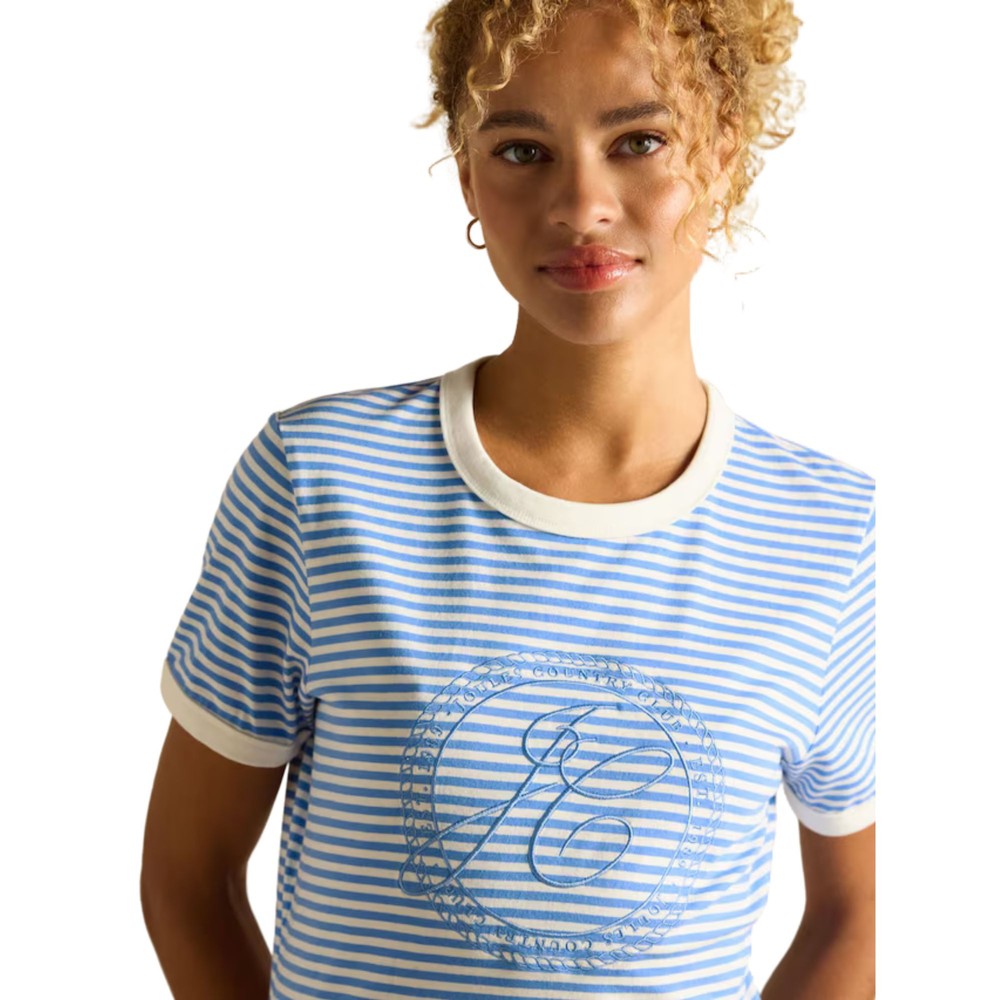 Womens Kitsford Striped T-Shirt Blue Stripe