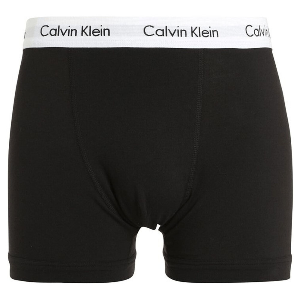 3 Pack Trunks - Cotton Stretch Black/White/Grey Heather