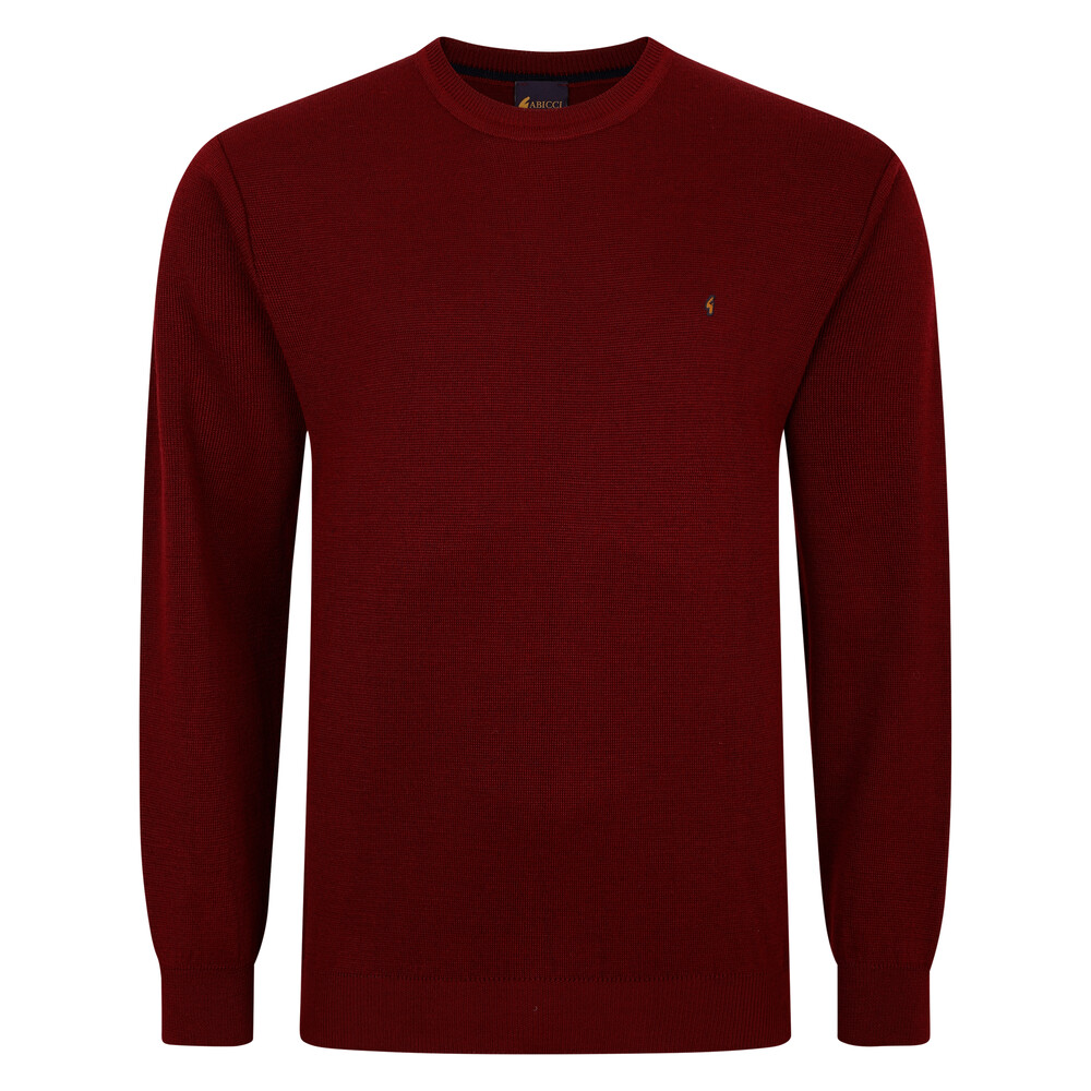 Gabicci K04 Seasonal Crew Neck Jumper Mulberry
