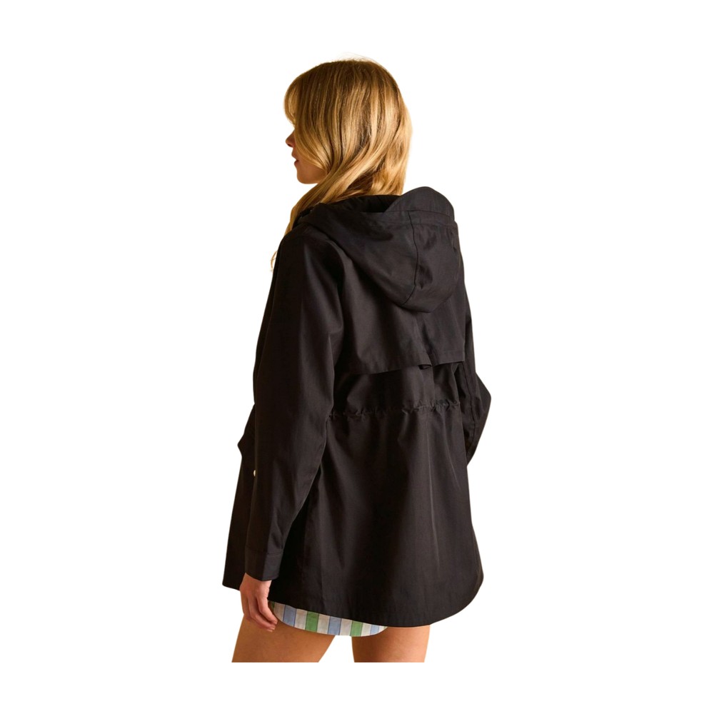 Joules Womens Portwell Waterproof Raincoat Black