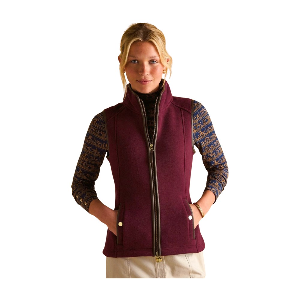 Joules Womens Heritage Gilet Red