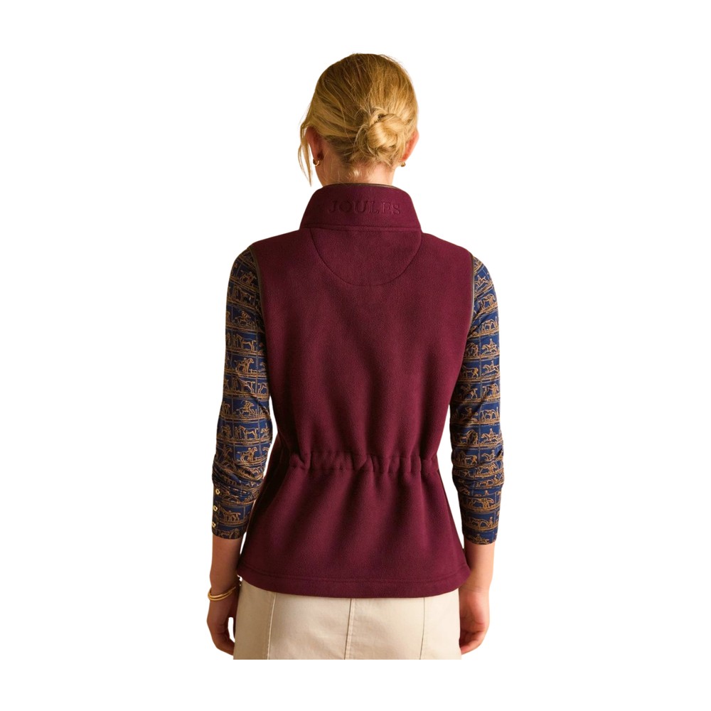 Joules Womens Heritage Gilet Red