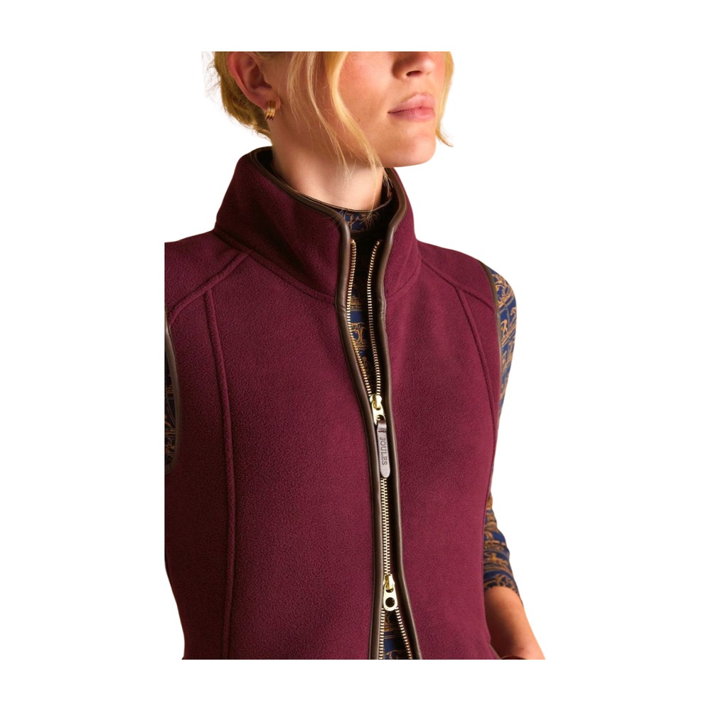 Womens Heritage Gilet Red