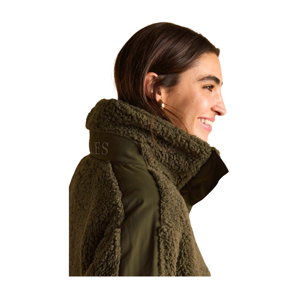 Womens Tilly Fleece Quarter Zip Green
