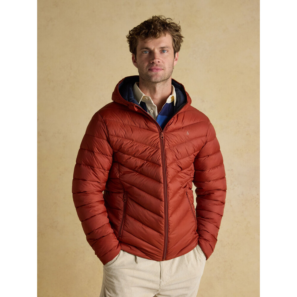 Joules Garrett Showerproof Padded Jacket Orange