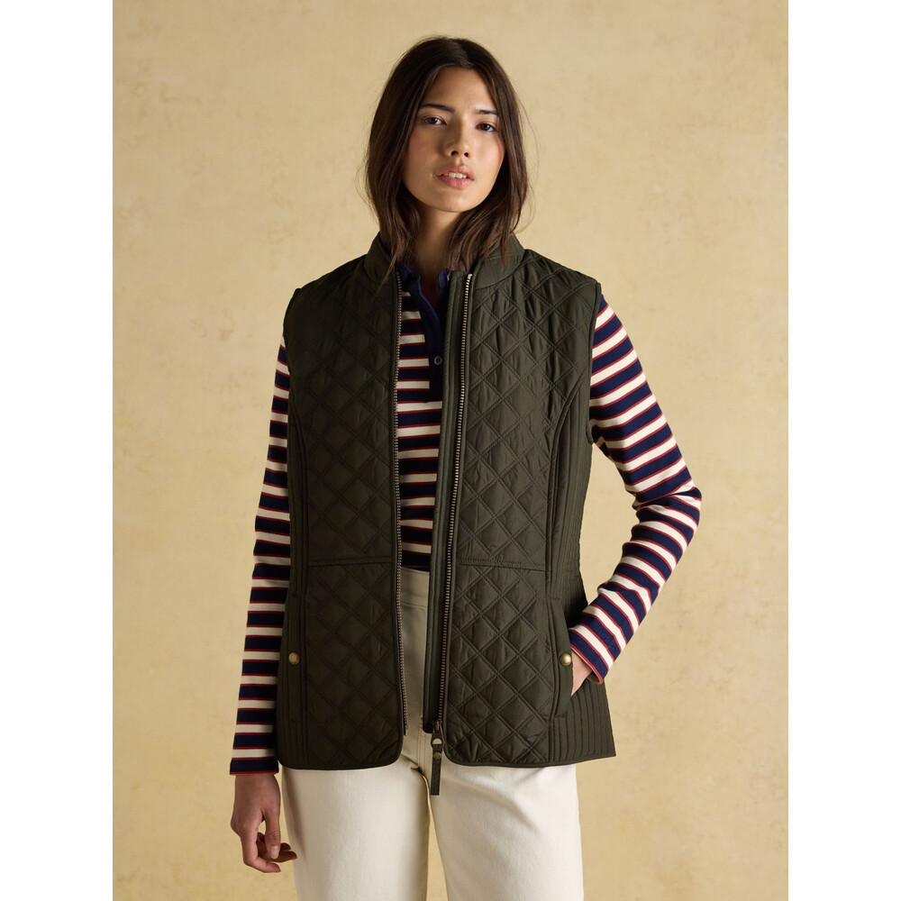 Joules Womens Minx Gilet Green