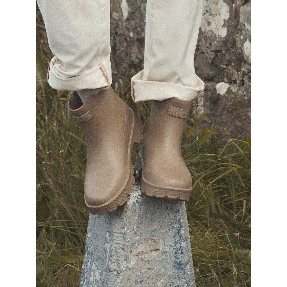 Joules Womens Festival Wellies Mink Brown