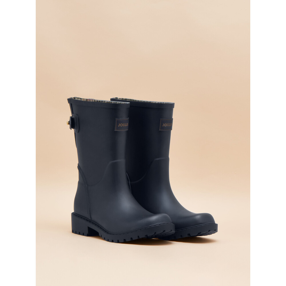 Joules Womens Wistow Mid Calf Wellies Navy Blue