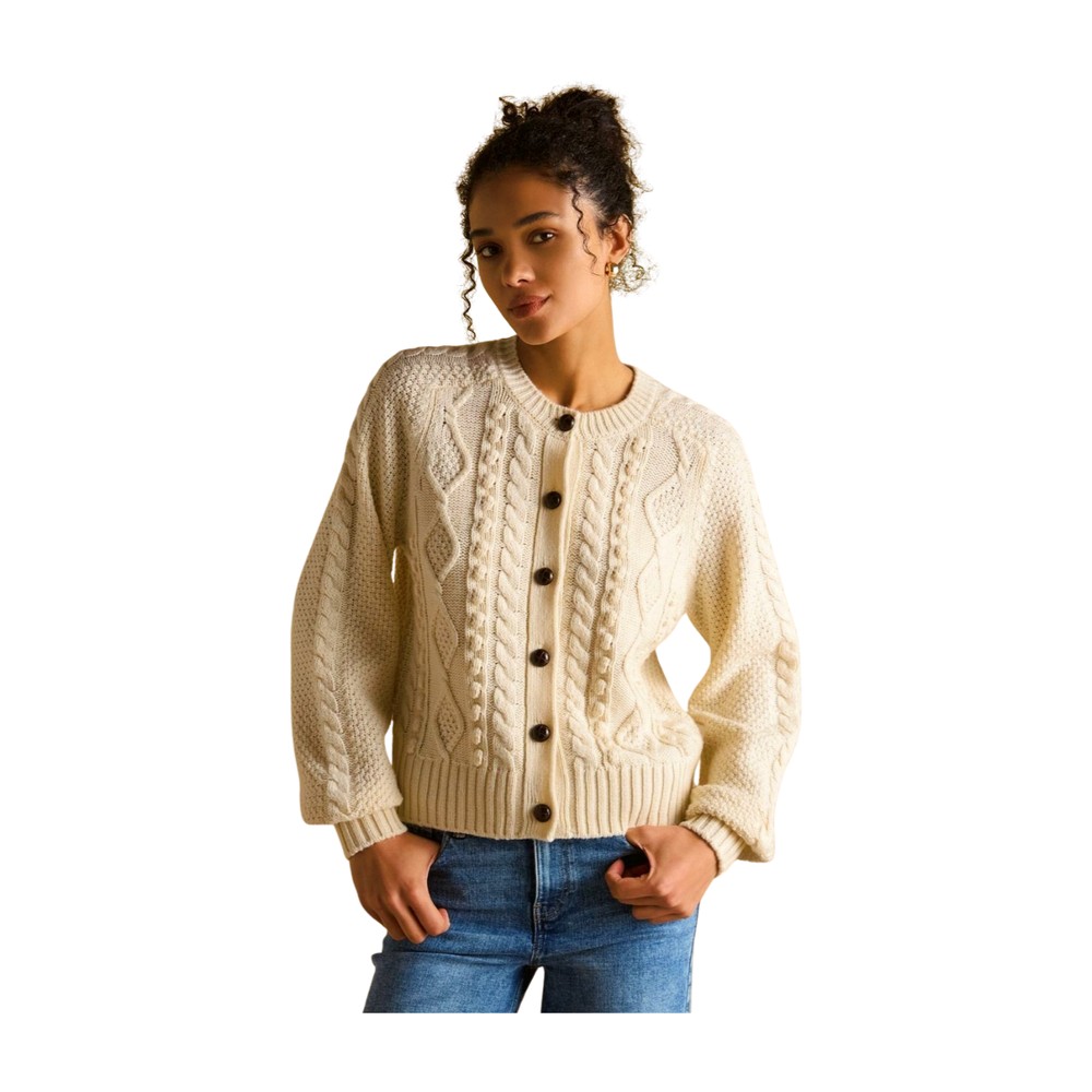 Joules Rafferty Womens Cardigan Cream