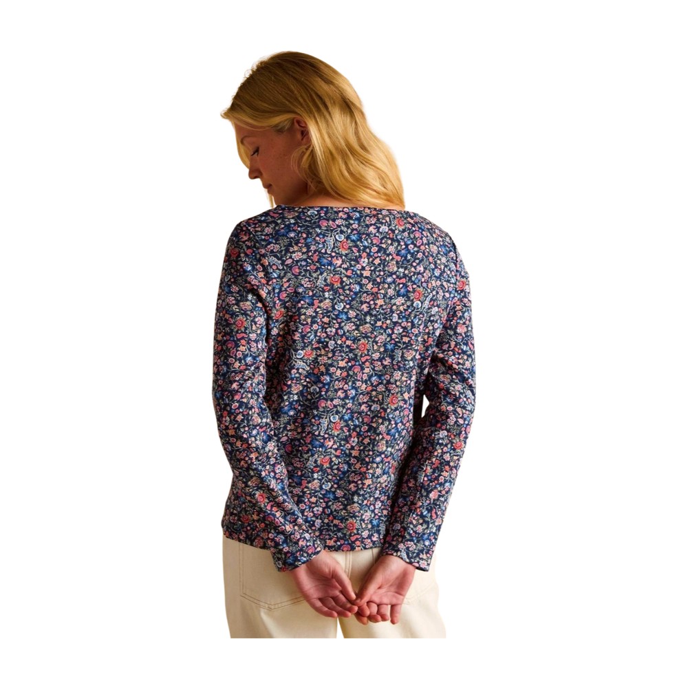 Womens Printed Harbour Top Multicolour