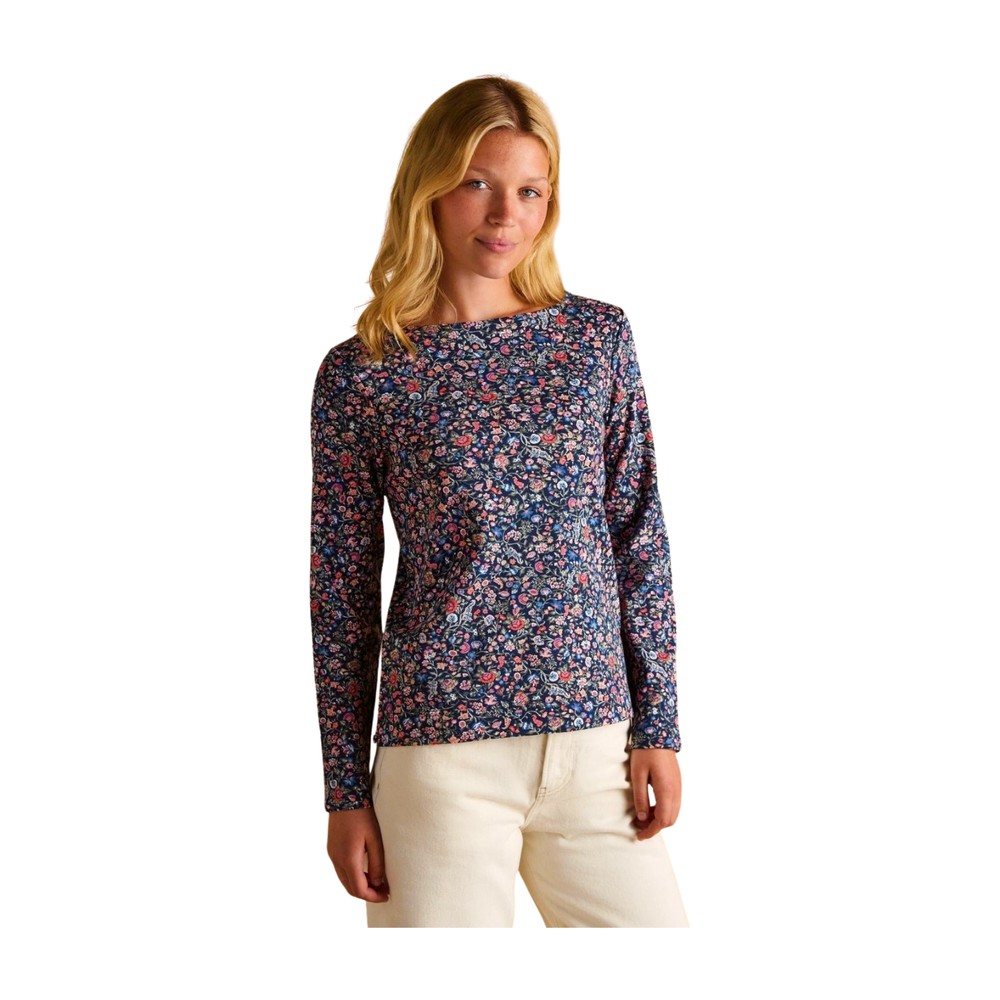 Joules Womens Printed Harbour Top Multicolour