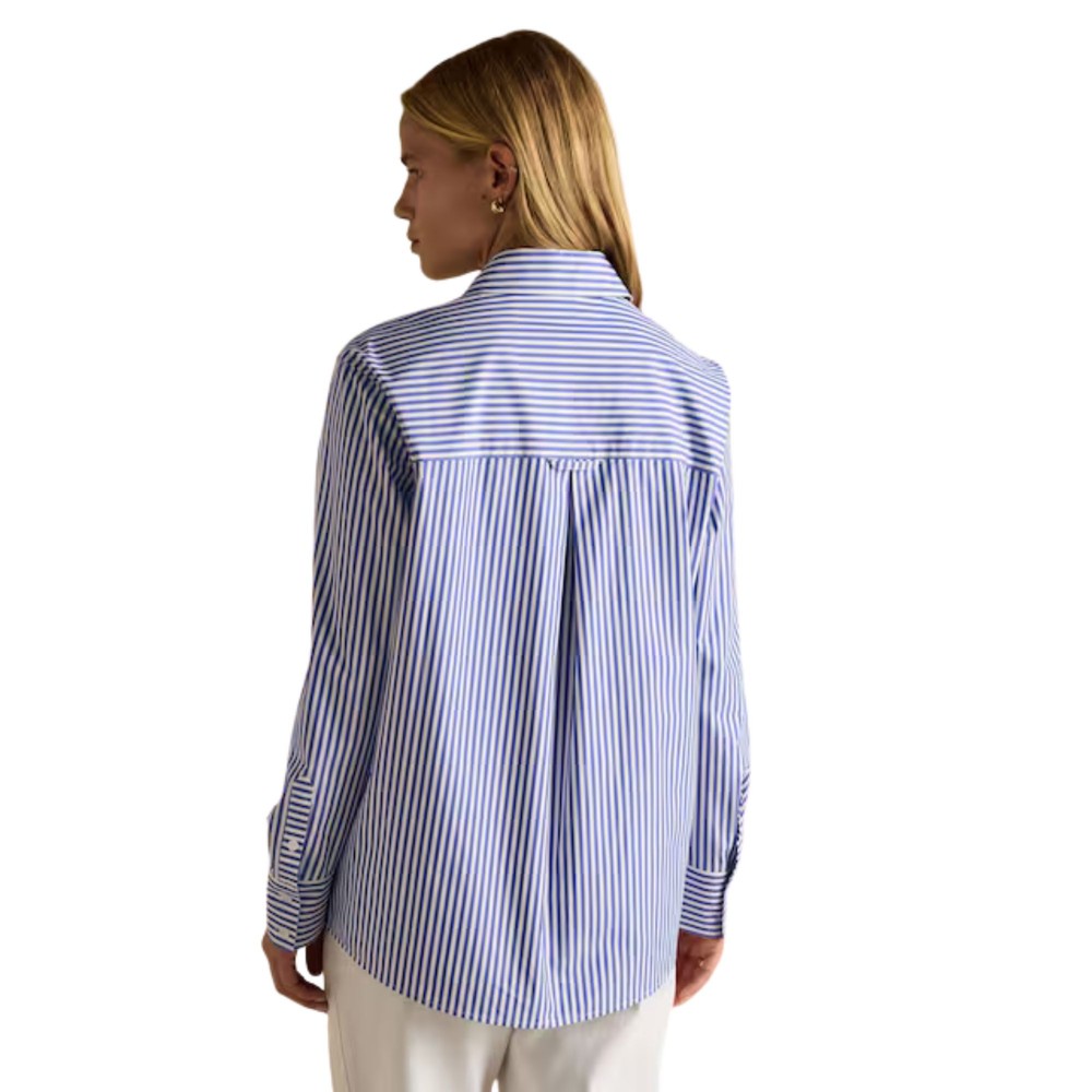 Womens Amilla Jonty Shirt Blue/White