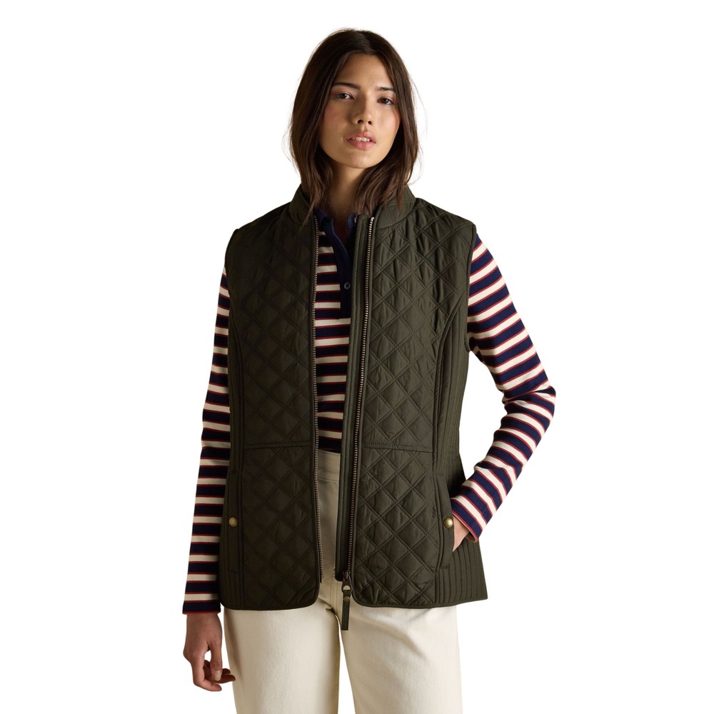Joules Womens Minx Gilet Green