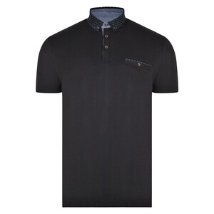 Smooth Fleece Polo Pullover 'Lizard'