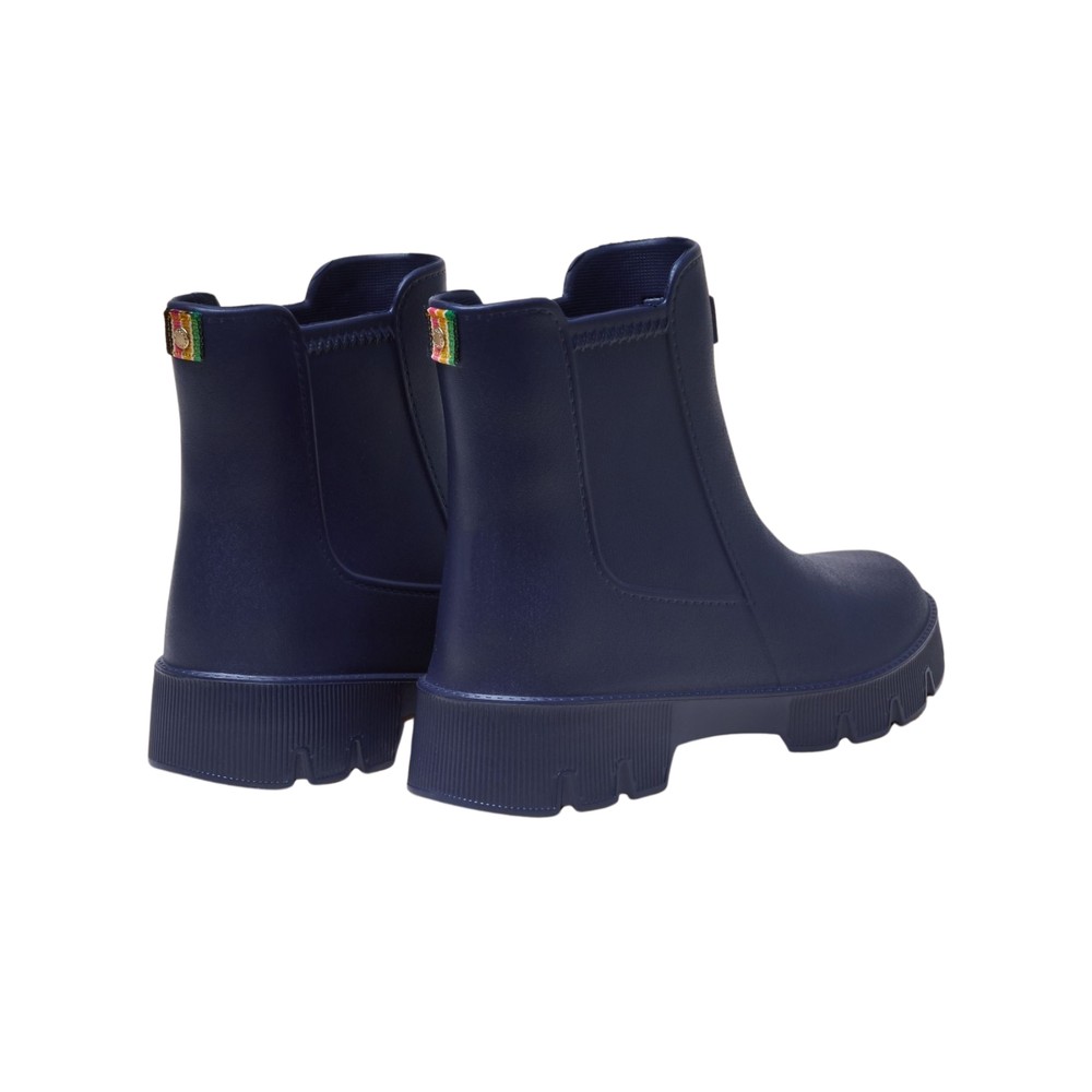 Joules Womens Raindance Lightweight Ankle Wellies Navy