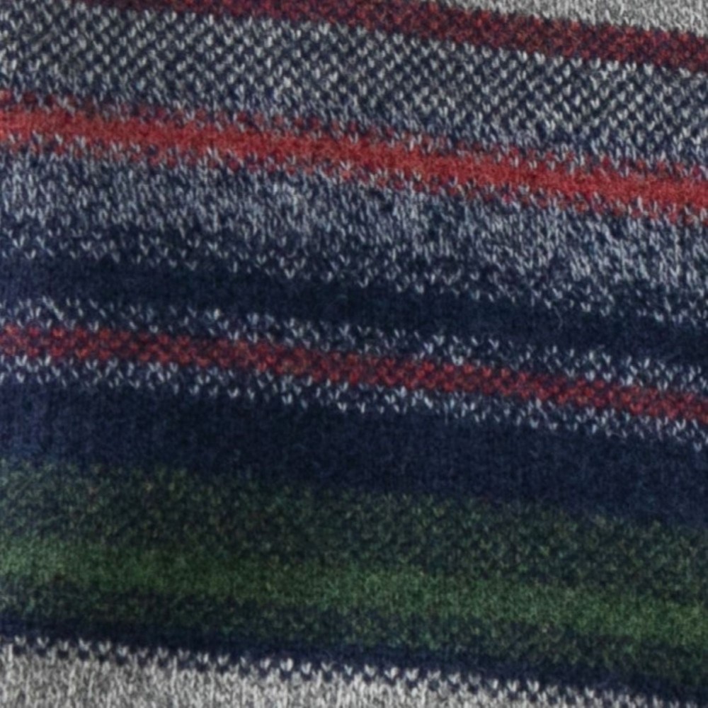 Peter Gribby Striped Crew Neck Jumper Navybase
