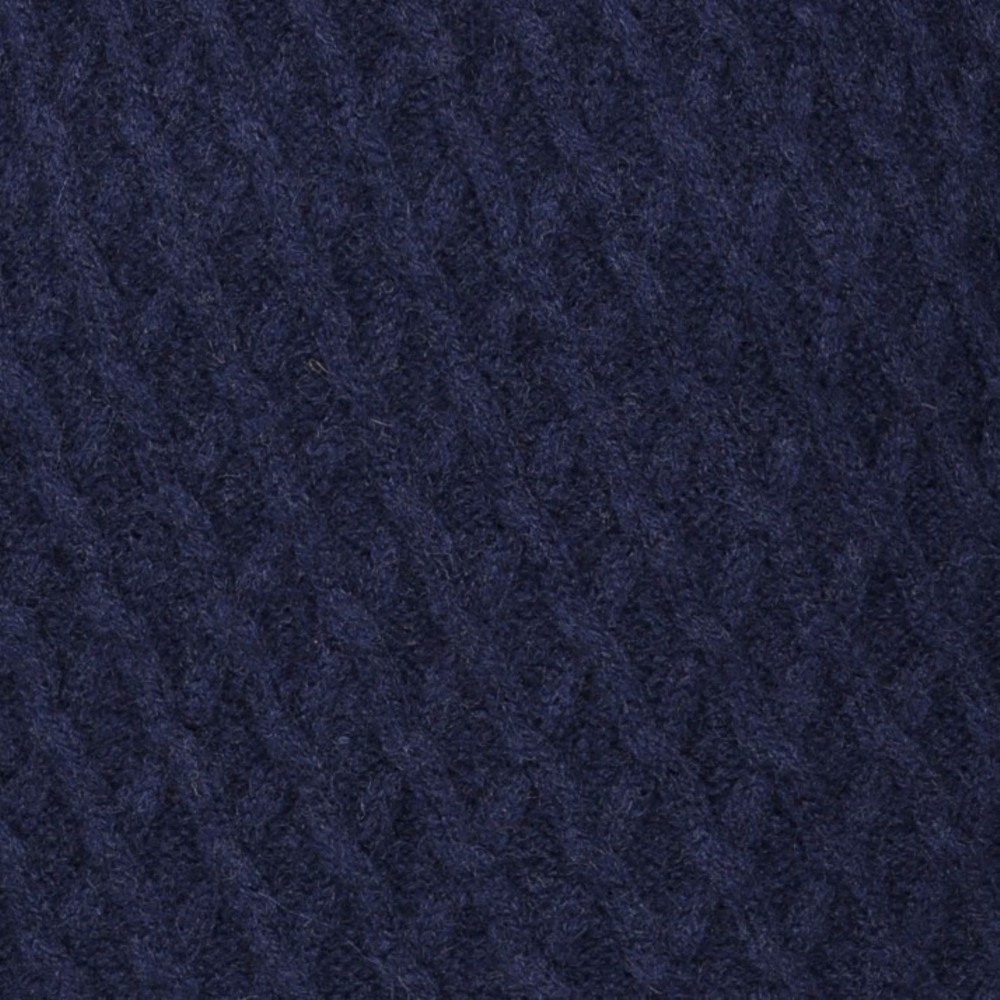 Peter Gribby Patterned ¼ Zip Jumper Navy