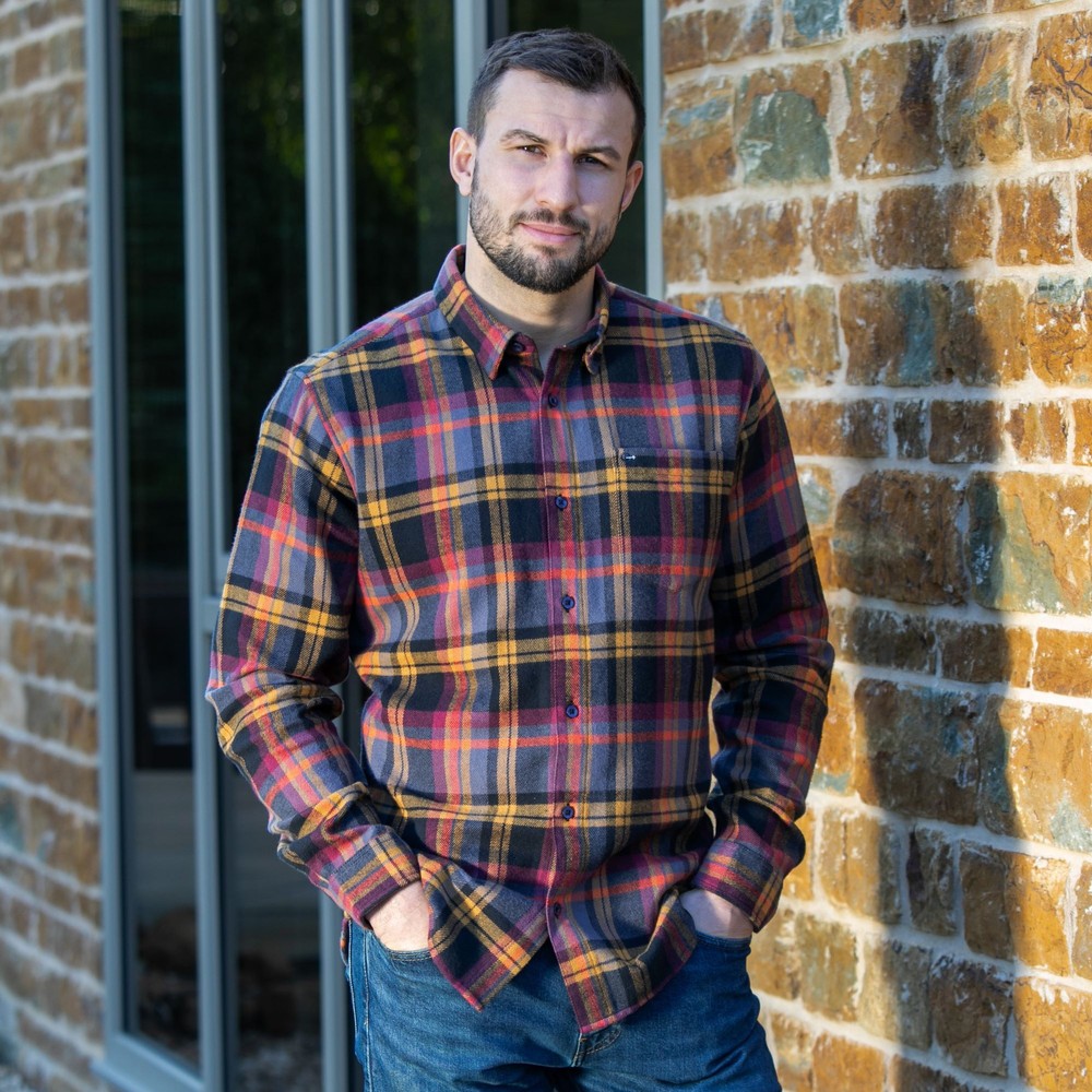Peter Gribby Long Sleeve Check Shirt Multi